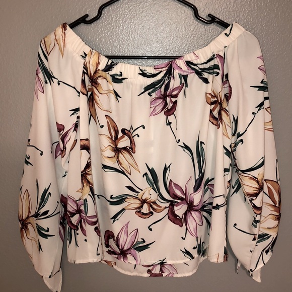 Floral Off-The-Shoulder Top, Size S - Picture 2 of 4